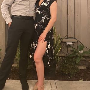 Floral MIDI Wrap Dress